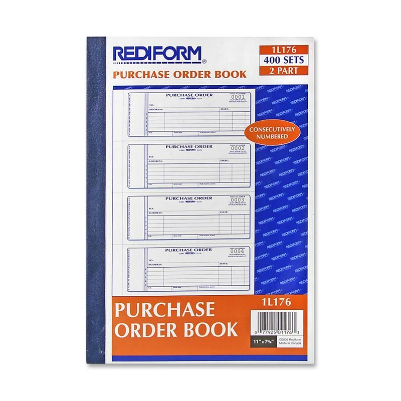 Rediform 2-Part Purchase Order Book – RED1L176