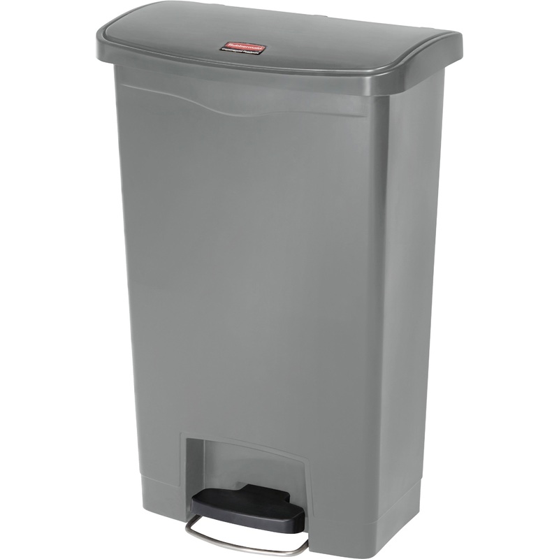 Rubbermaid Commercial Slim Jim 13G Front Step Container – RCP1883602