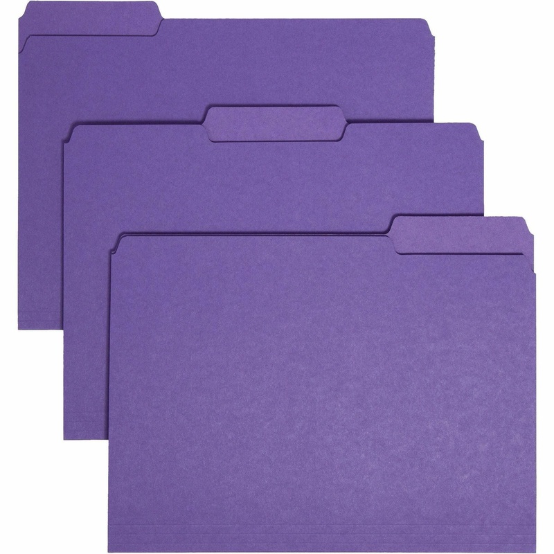 Smead 1/3 Tab Cut Letter Recycled Hanging Folder – SMD10283