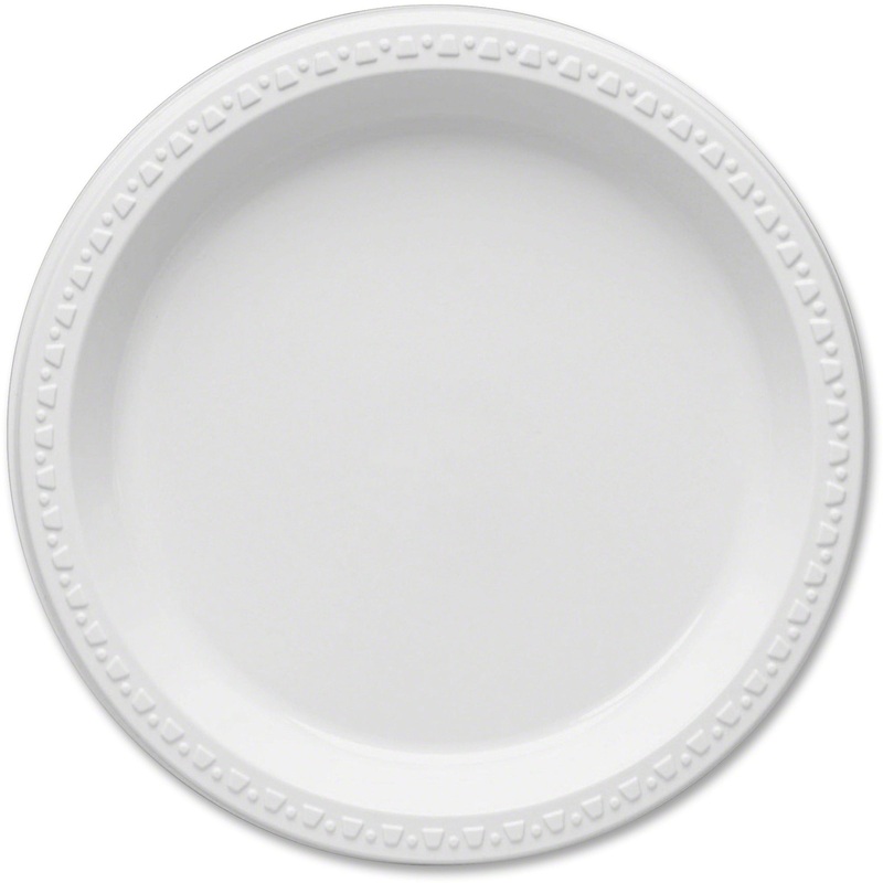 Tablemate Party Expressions Plastic Plates – TBL9644WH