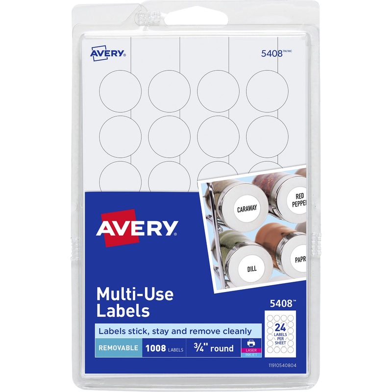 Avery Removable ID Labels – AVE05408