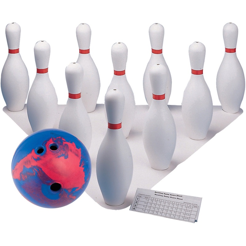 Champion Sports Plastic Bowling Ball & Pin Set – CSIBPSET