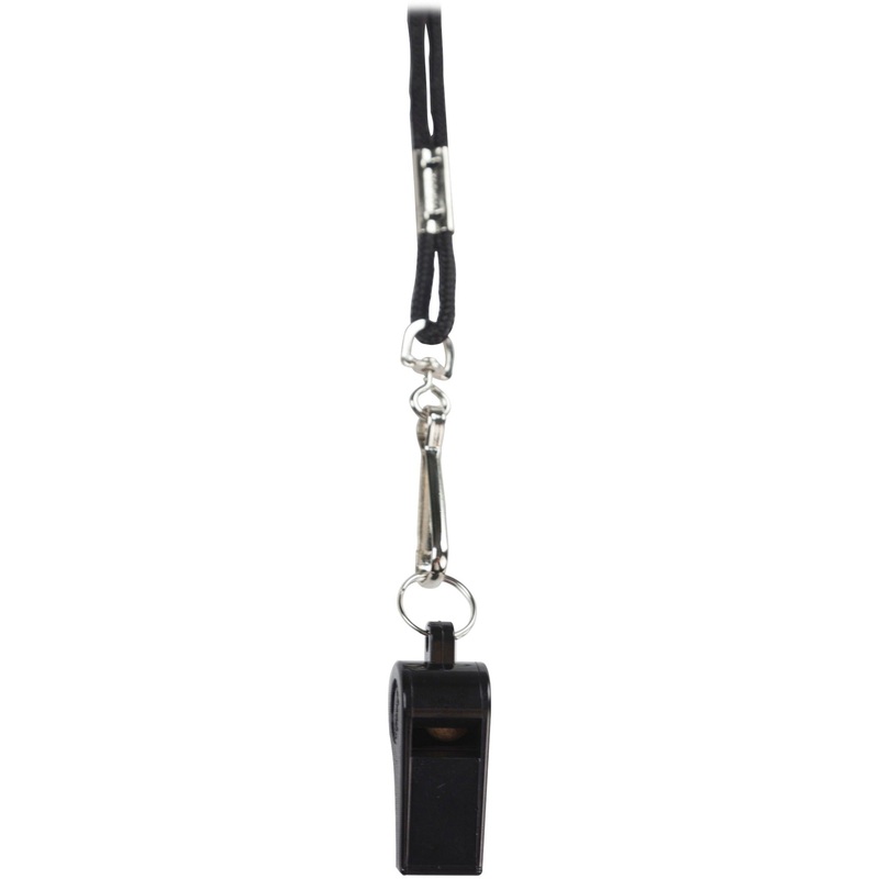 Champion Sports Plastic Whistle/Bulk Lanyard Pack – CSIBP601