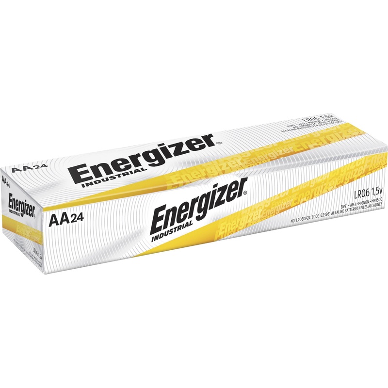 Energizer Industrial Alkaline AA Batteries, 24 pack – EVEEN91
