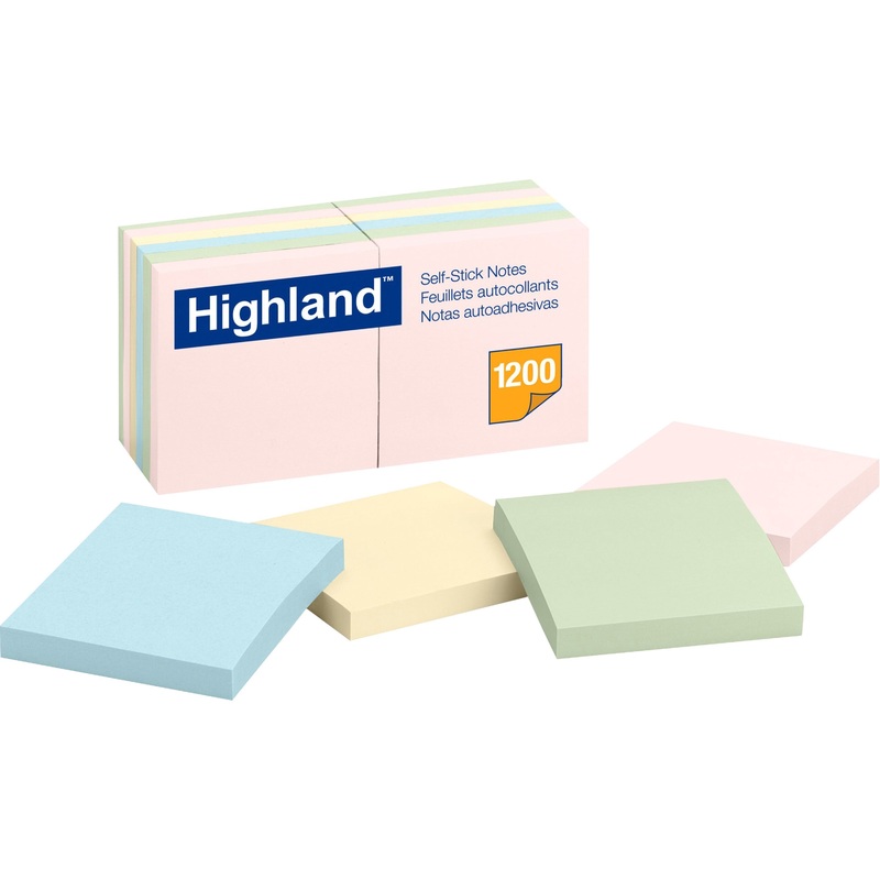Highland Self-Sticking Notepads – MMM6549A