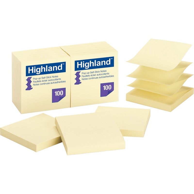 Highland Self-sticking Notepads – MMM6549PUY