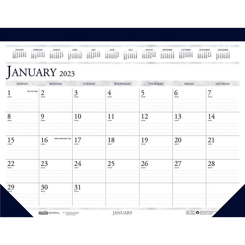 House of Doolittle Perforated Top Desk Pad Calendar – HOD150HD