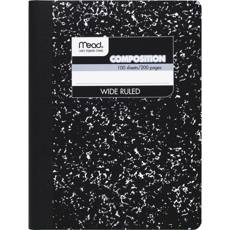 Mead Wide Ruled Composition Notebook – MEA09910