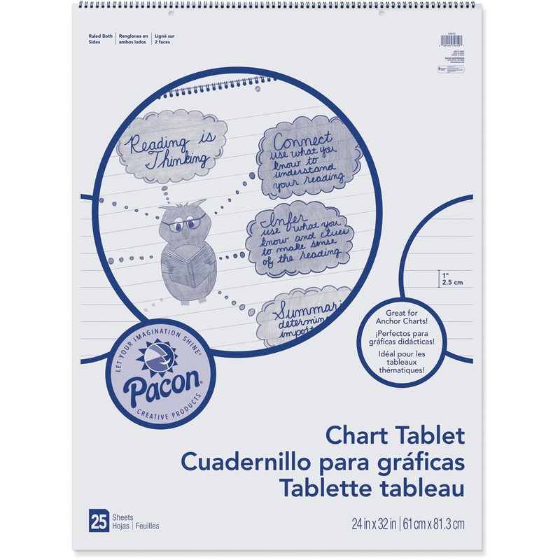 Pacon Ruled Chart Tablet – PAC74610