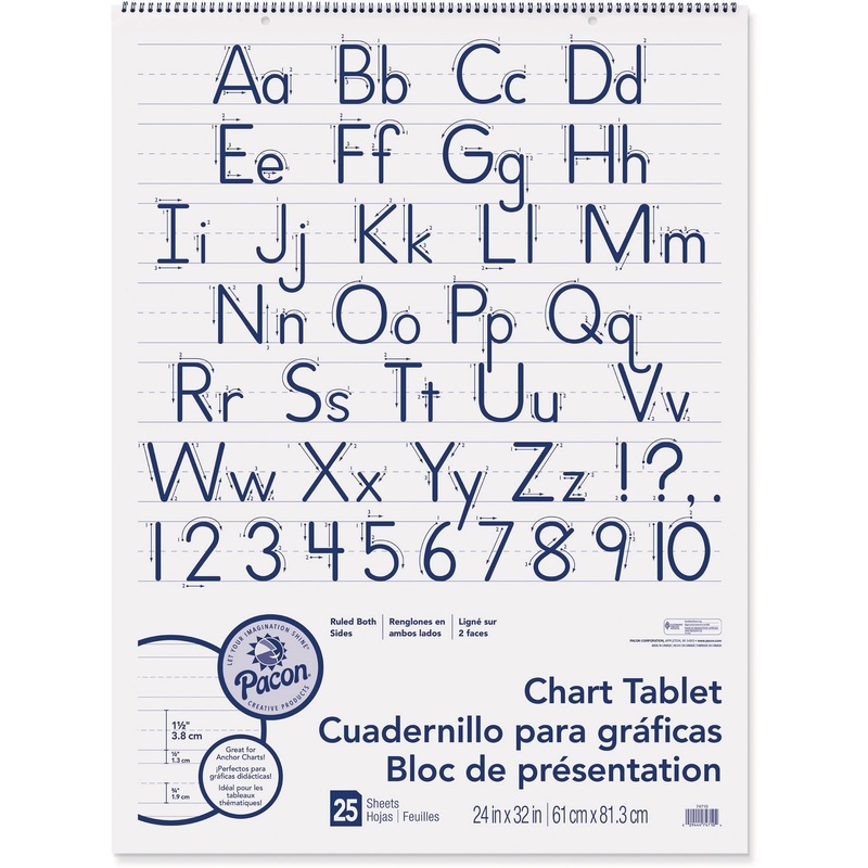 Pacon Ruled Chart Tablet – PAC74710