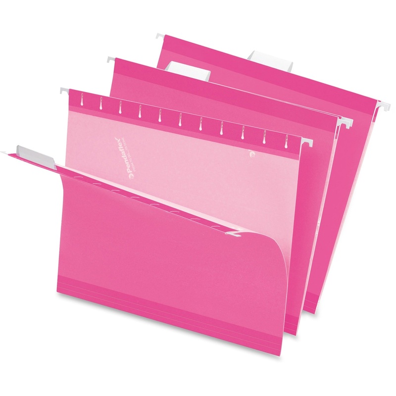 Pendaflex 1/5 Tab Cut Letter Recycled Hanging Folder – PFX415215PIN