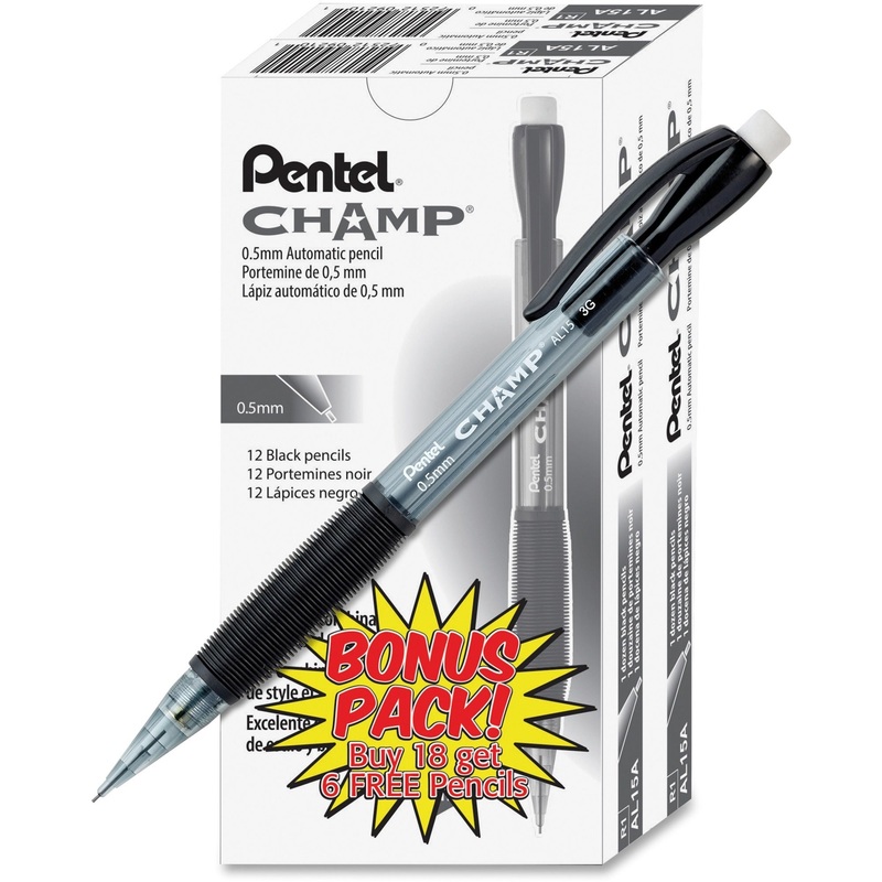 Pentel Champ Mechanical Pencils – PENAL15ASW2