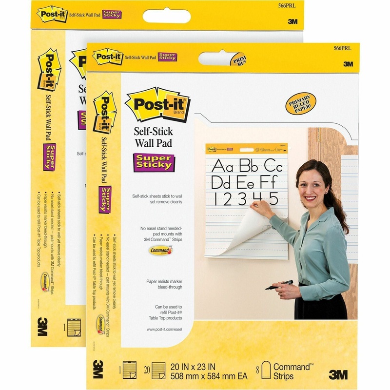 Post-it Self-Stick Wall Pads – MMM566PRL