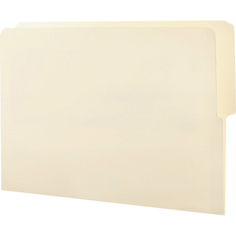 Smead Shelf-Master 1/2 Tab Cut Letter Recycled End Tab File Folder – SMD24127