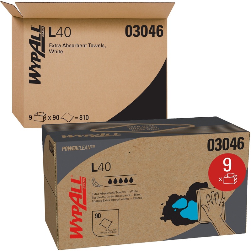 Wypall Power Clean L40 Extra Absorbent Towels – KCC03046