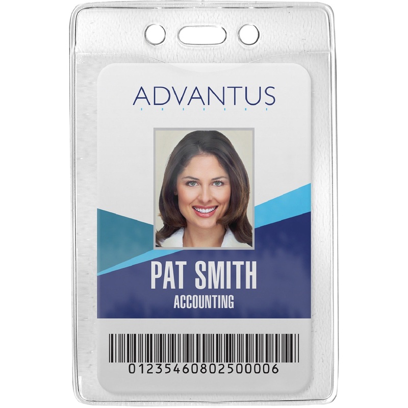 Advantus Vertical Security Badge Holder – AVT75419