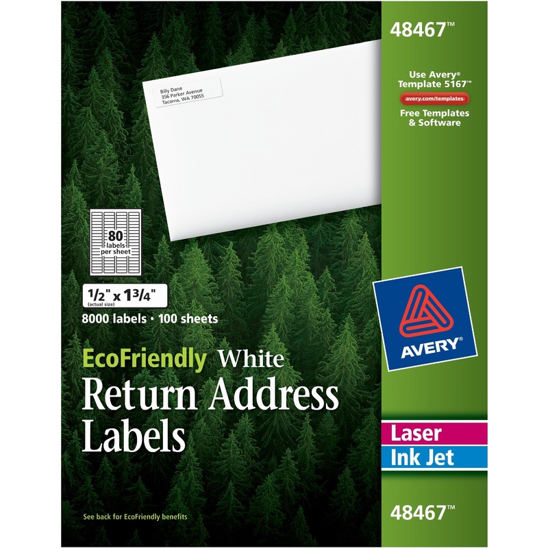 Avery EcoFriendly Address Label – AVE48467