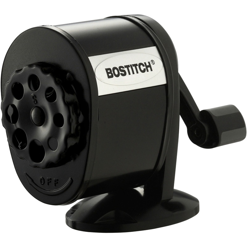 Bostitch Antimicrobial Manual Pencil Sharpener – BOSMPS1BLK