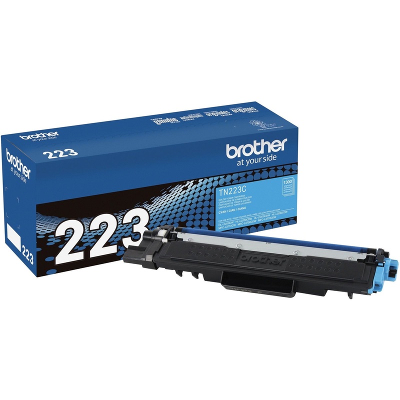 Brother Genuine TN-223C Standard Yield Cyan Toner Cartridge – BRTTN223C
