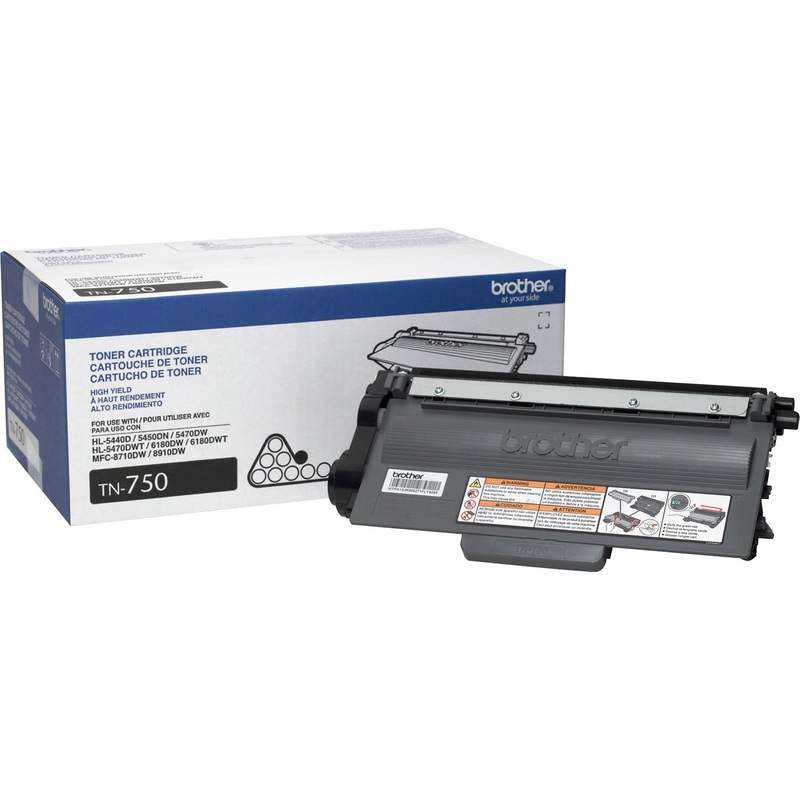 Brother Genuine TN750 High Yield Mono Laser Toner Cartridge – BRTTN750