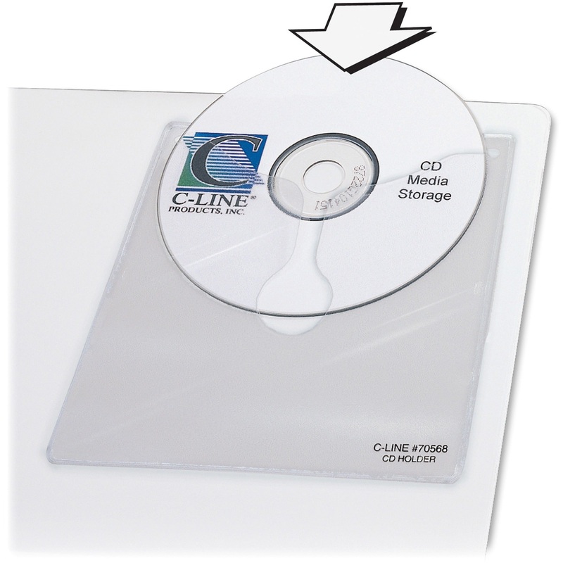 C-Line Self-Adhesive CD Holder – CLI70568