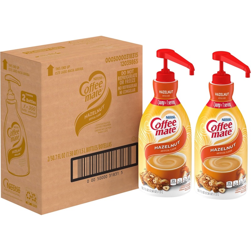 Coffee mate Hazelnut Gluten-Free Liquid Creamer – Pump Bottle – NES31831CT