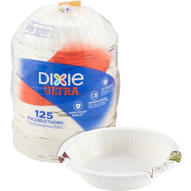 Dixie Ultra Pathways Heavyweight Paper Bowls by GP Pro – DXESXB12WS