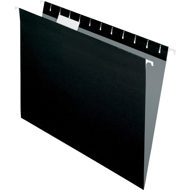 Pendaflex Essentials 1/5 Tab Cut Letter Recycled Hanging Folder – PFX81605