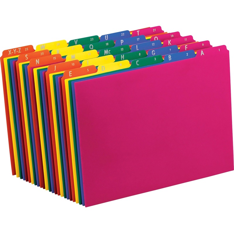 Pendaflex Top Tab Assorted A-Z File Guides – PFX40142
