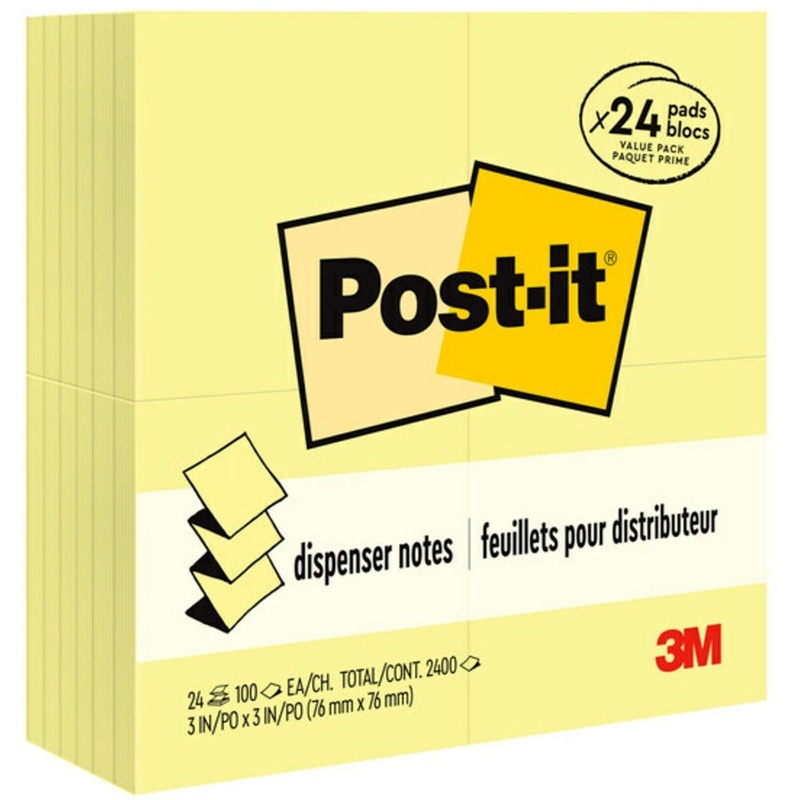Post-it Dispenser Notes Value Pack – MMMR33024VAD