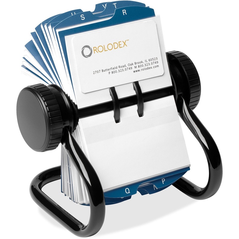 Rolodex Rotary A-Z Index Business Card Files – ROL67236