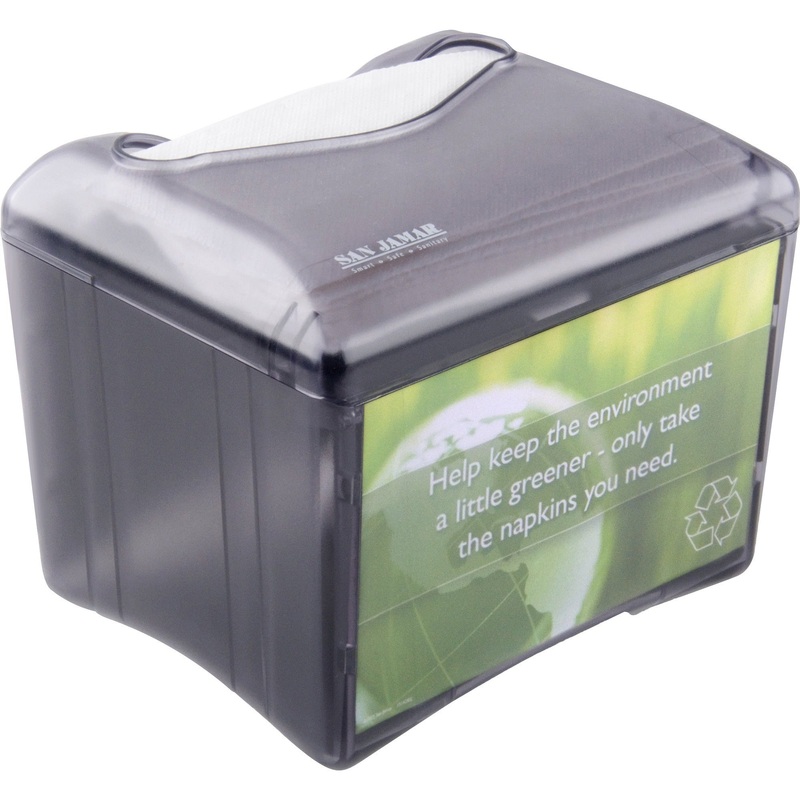 San Jamar Tabletop Full-fold Napkin Dispenser – SJMH4005TBK
