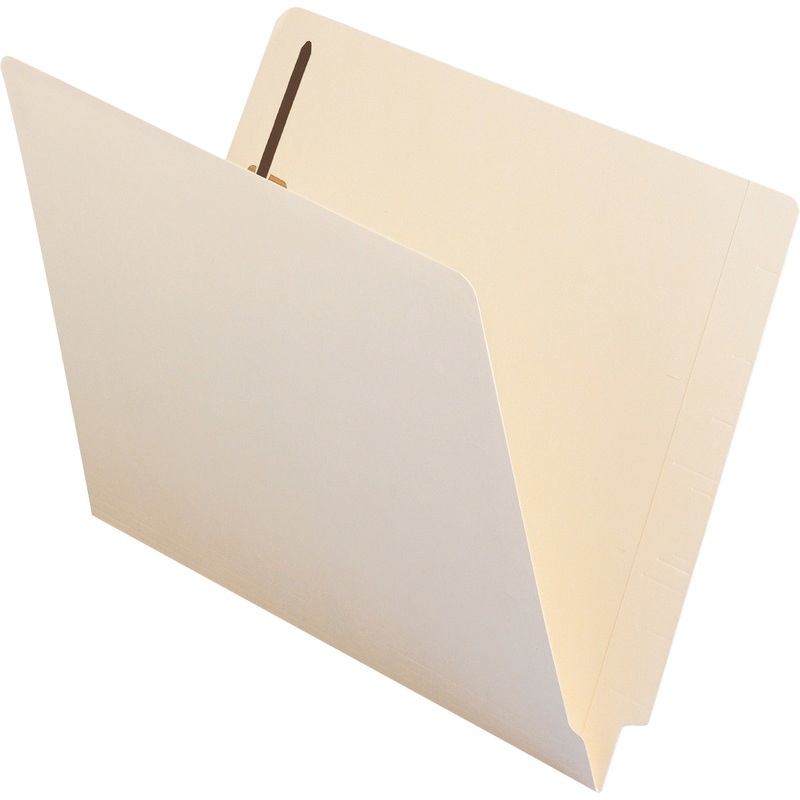 Smead Straight Tab Cut Letter Recycled Fastener Folder – SMD34215
