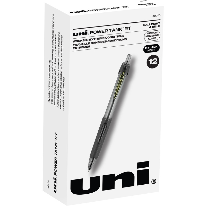 uni Power Tank Retractable Ballpoint Pens – UBC42070