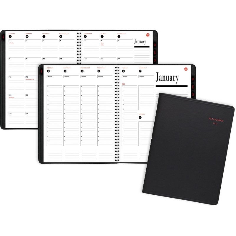 At-A-Glance Tabbed Weekly/Monthly Appointment Book – AAG7086405