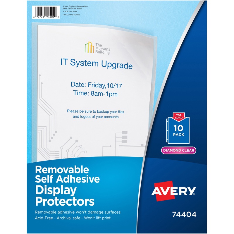 Avery Display Protectors – AVE74404