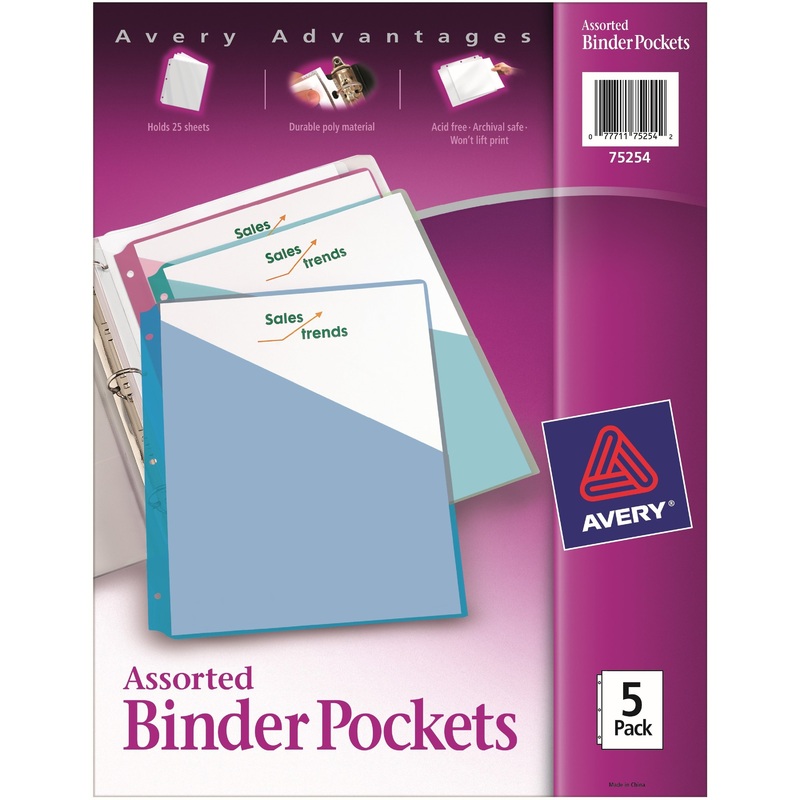 Avery Durable Letter Vinyl File Pocket – AVE75254
