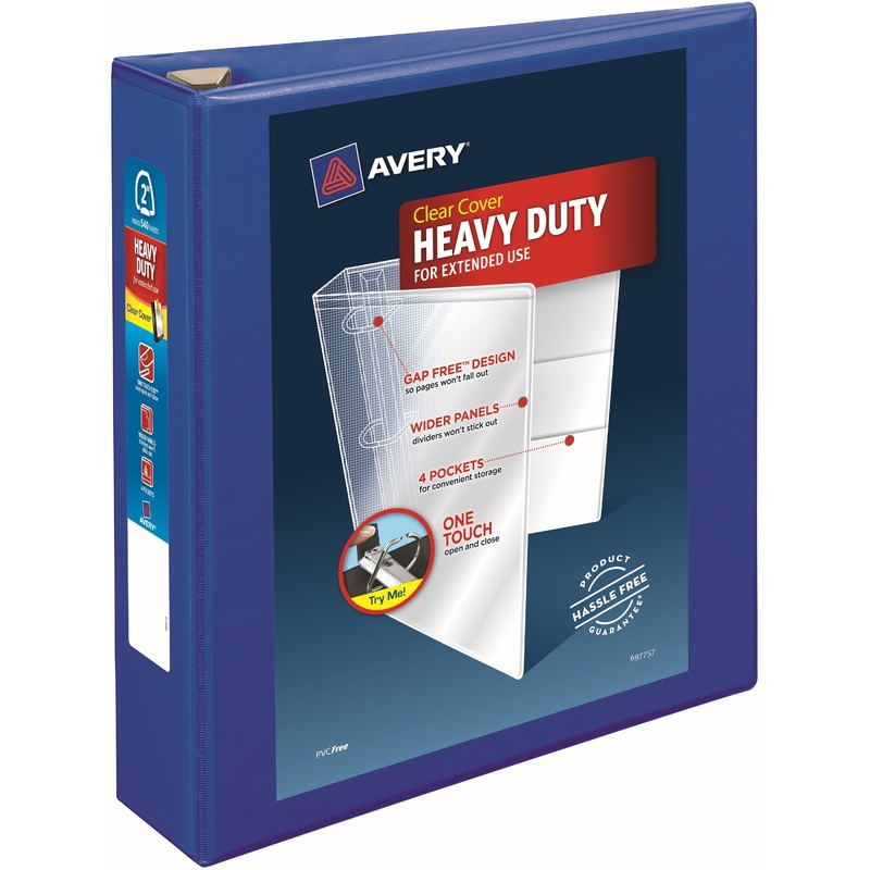 Avery Heavy-Duty View Binders – Locking One Touch EZD Rings – AVE79778