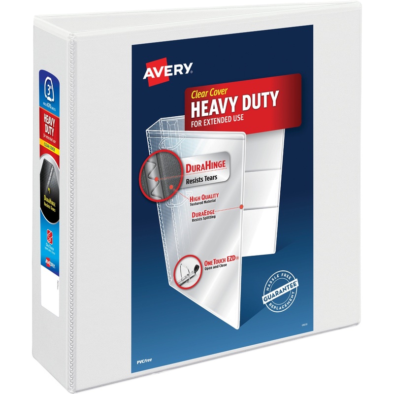 Avery Heavy-Duty View White 3 Binder (79193) – AVE79193