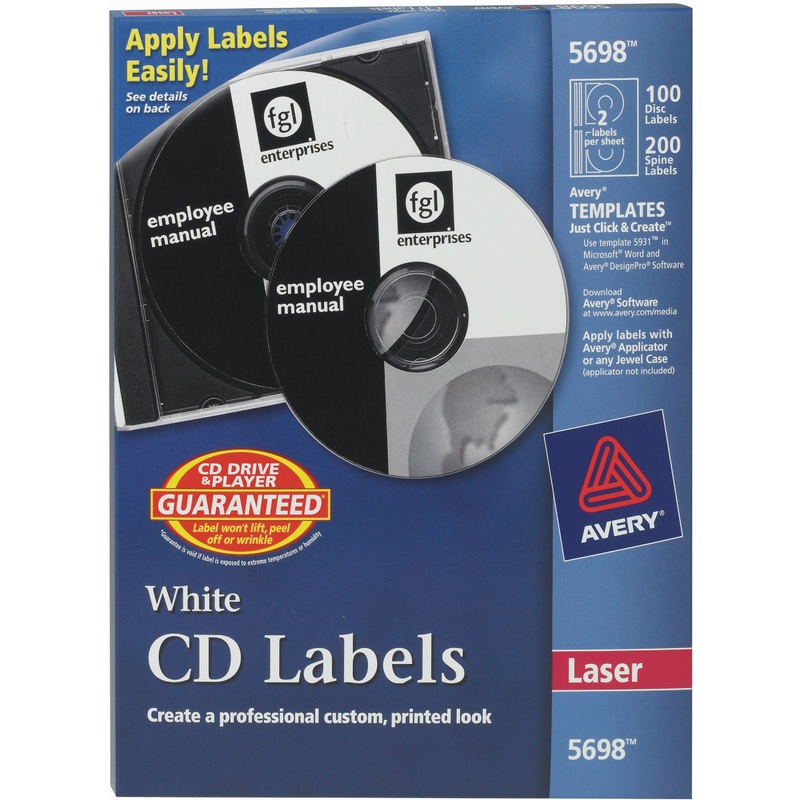 Avery Optical Disc Label – AVE5698