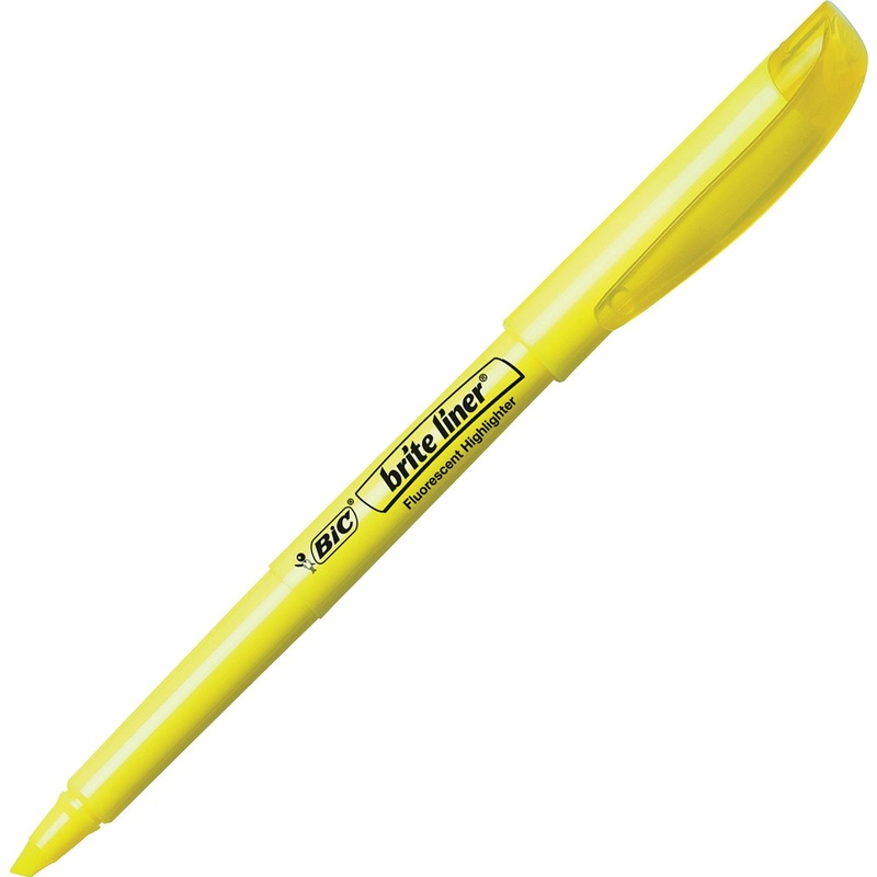 BIC Brite Liner Highlighters – BICBL241YW