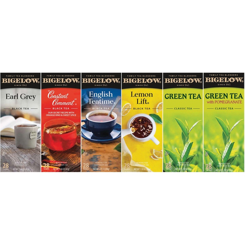 Bigelow Assorted Flavor Green Tea Bag – BTC15577