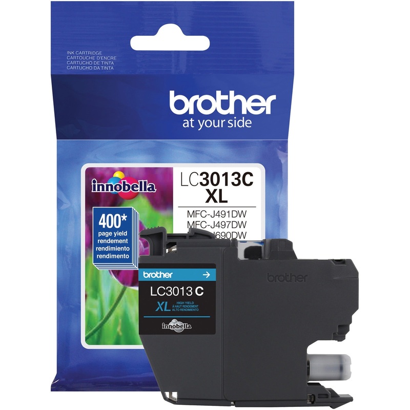 Brother LC3013C Original High Yield Inkjet Ink Cartridge – Single Pack – Cyan – 1 Each – BRTLC3013C