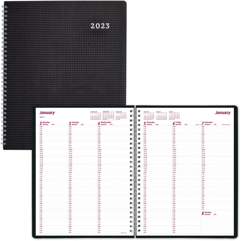 Brownline DuraFlex Weekly Planner – REDCB950VBLK