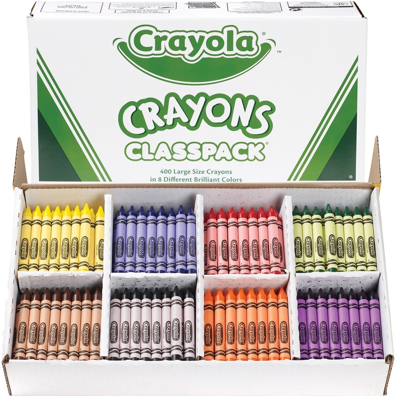 Crayola 8-Color Crayon Classpack – CYO528038
