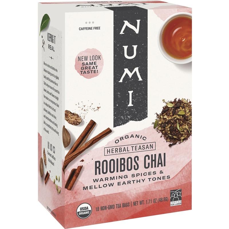 Numi Organic Rooibos Chai Black Tea Bag – NUM10200