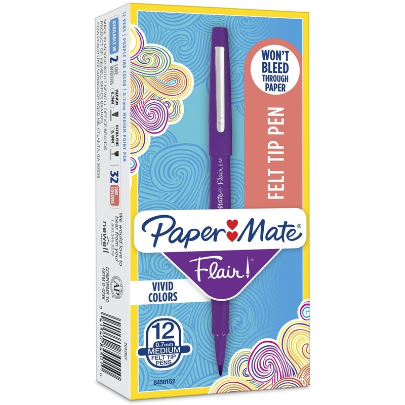 Paper Mate Flair Point Guard Felt Tip Marker Pens – PAP8450152