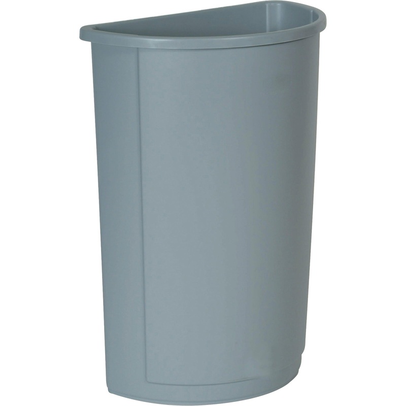 Rubbermaid Commercial Half Round Wastebaskets – RCP352000GY