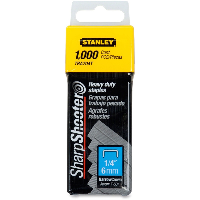 Stanley SharpShooter Heavy-Duty 1/4 Staples – BOSTRA704T