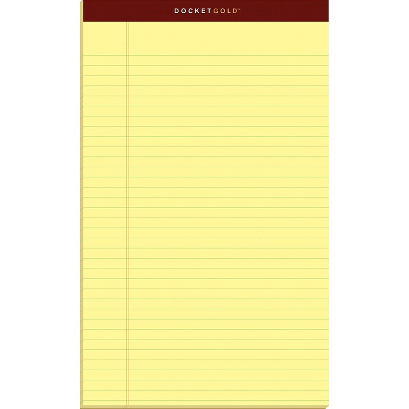 TOPS Docket Gold Legal Pads – Legal – TOP63980